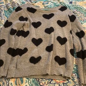 Forever 21 heart sweater